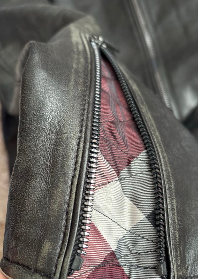 BLACK LABEL CRESTBRIDGE レザージャケット　ブラック　M