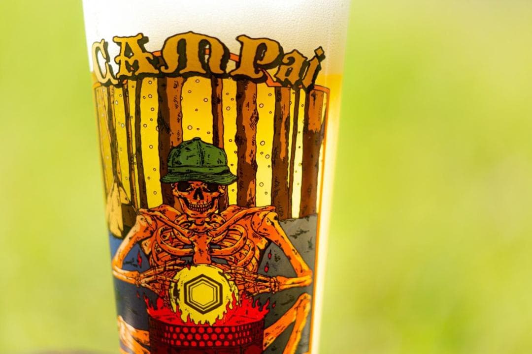 【新品未使用】ヒルズフィールド　グラスケース＆パイントグラス2個セット