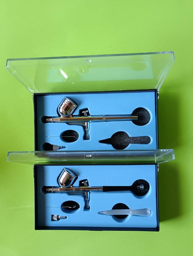 エアブラシ　タミヤカラーセット　ミニエアブラシコンプレッサーホース付き