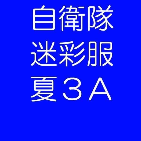 陸上自衛隊 迷彩服　夏　３A