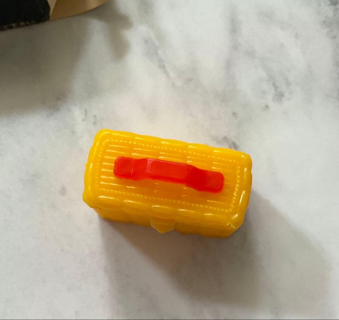 昭和レトロ　グリコ　おまけ　箱つき　未使用　お花の入ったバスケット