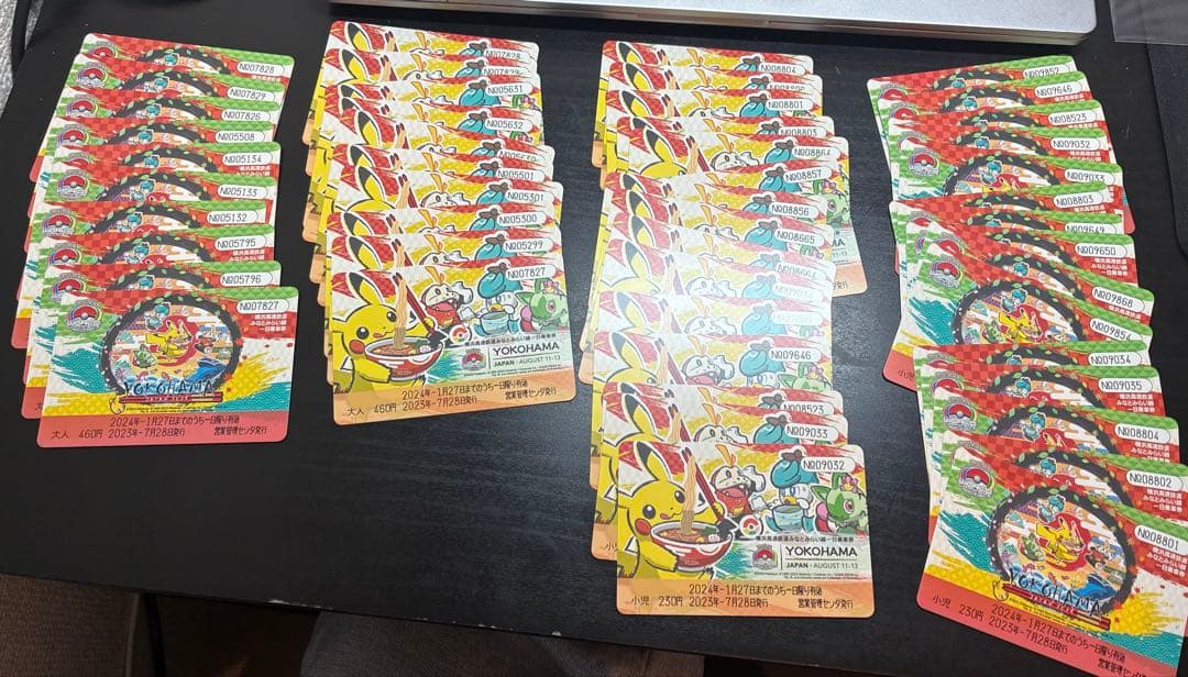 使用期限切れ　未使用　ポケモン　横浜みなとみらい線一日乗車券　WCS2023
