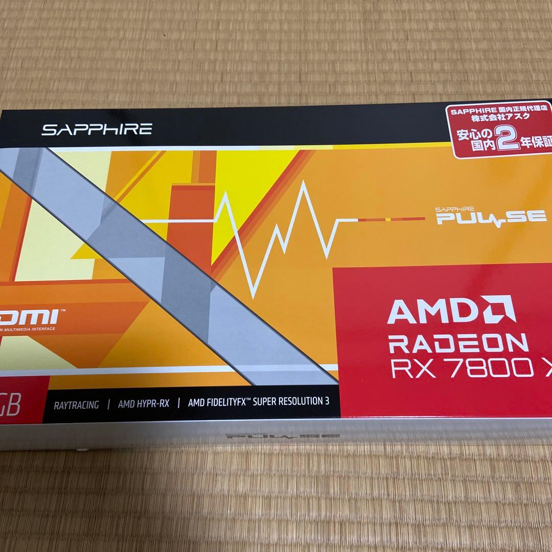 グラフィックボード・グラボ・ビデオカード SAPPHIRE PULSE Radeon RX 7800 XT 16GB