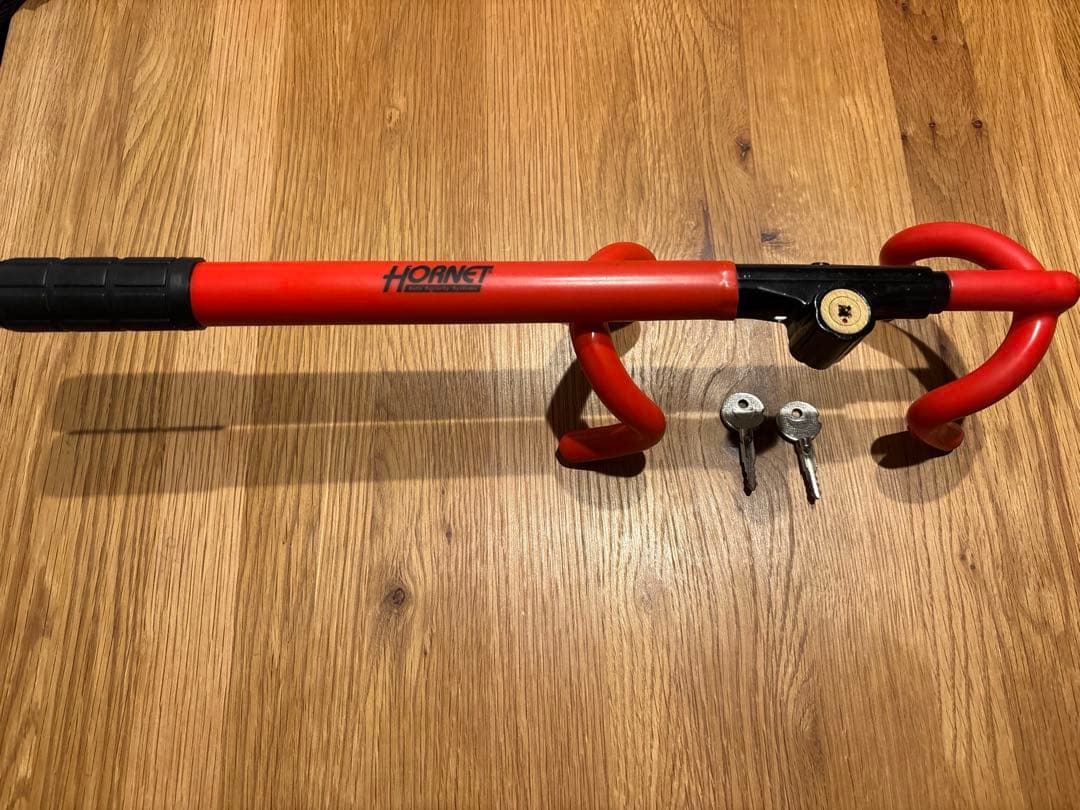 HORNET タイヤロック ハンドルロック ステアリングロック　3点セット