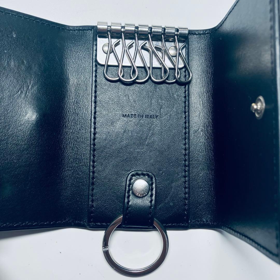 NK セリーヌ　レザー キーケース 　ブラック