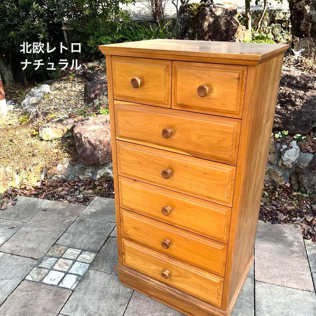 古家具 エルザ ワールドファーニチャー 6段7杯