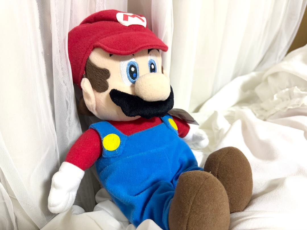 【激レア｜タグ付き】マリオパーティ5 マリオ Mサイズ ぬいぐるみ 三英貿易