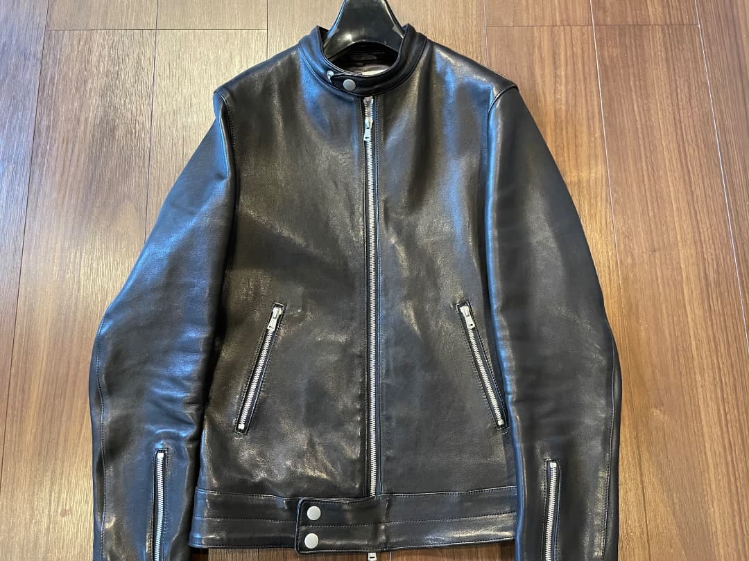 TOMORROWLAND シングルレザーライダースジャケット サイズS