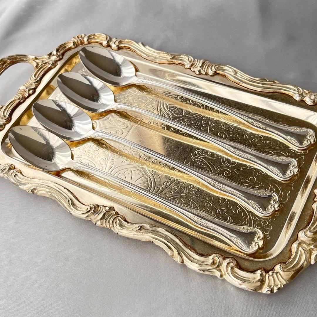 【National Silver】クイーンエリザベス ソーダ / パフェスプーン