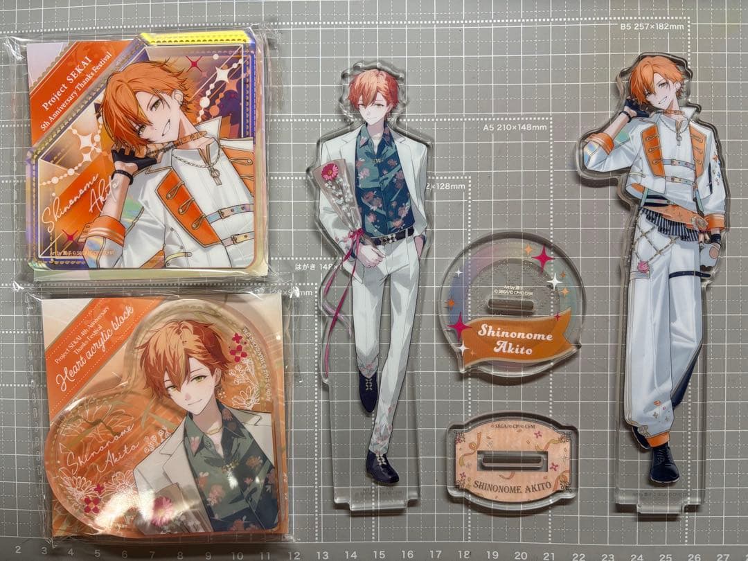 p*i様 プロセカ 東雲彰人 感謝祭 アクリルスタンド アクリルブロック