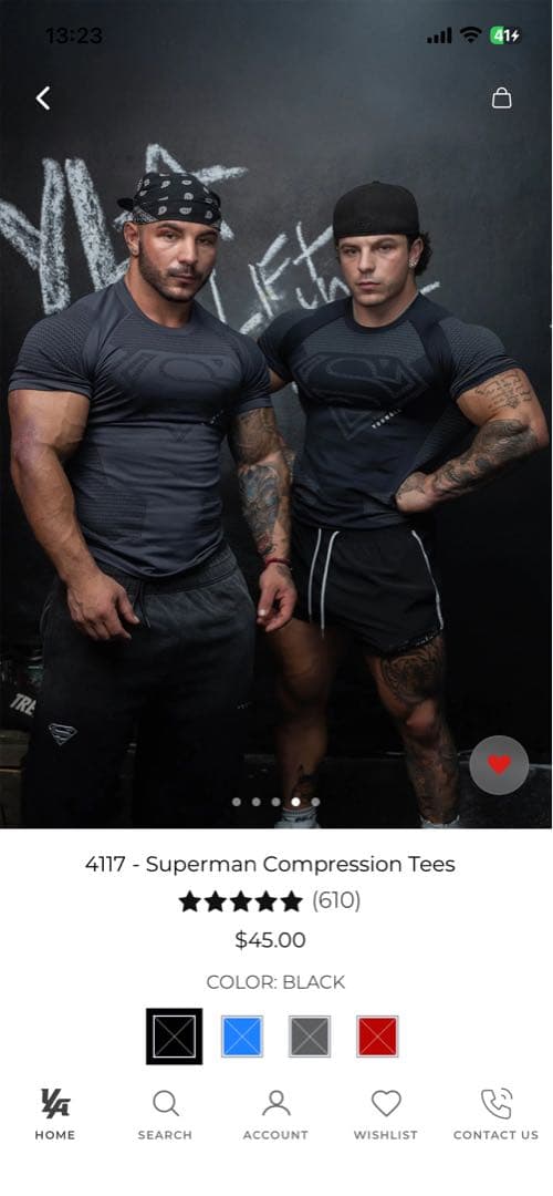 ×Superman コンプレッションウェア ブラック L タグ付き