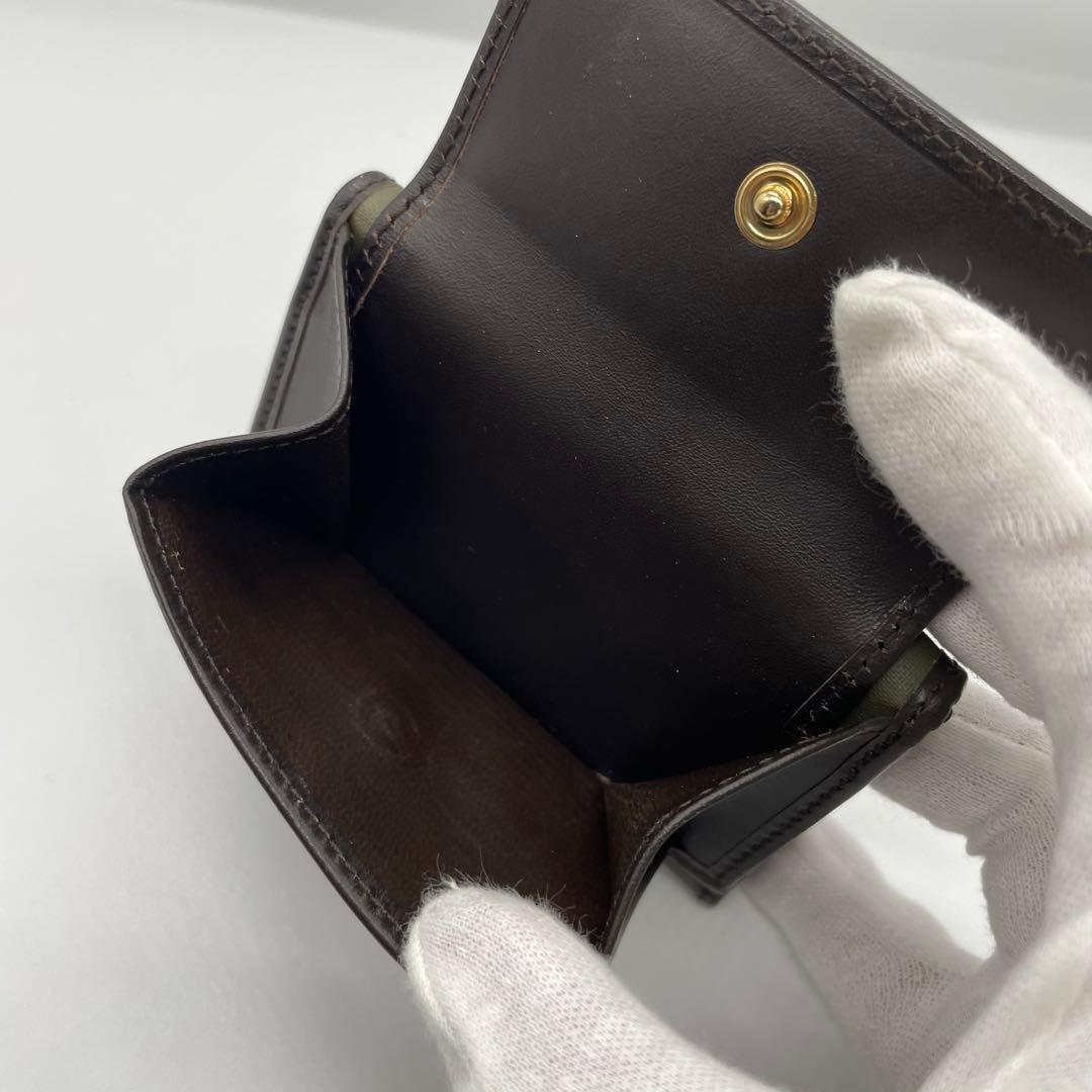 【美品】 ハンティングワールド コンパクトウォレット 折り財布 w2