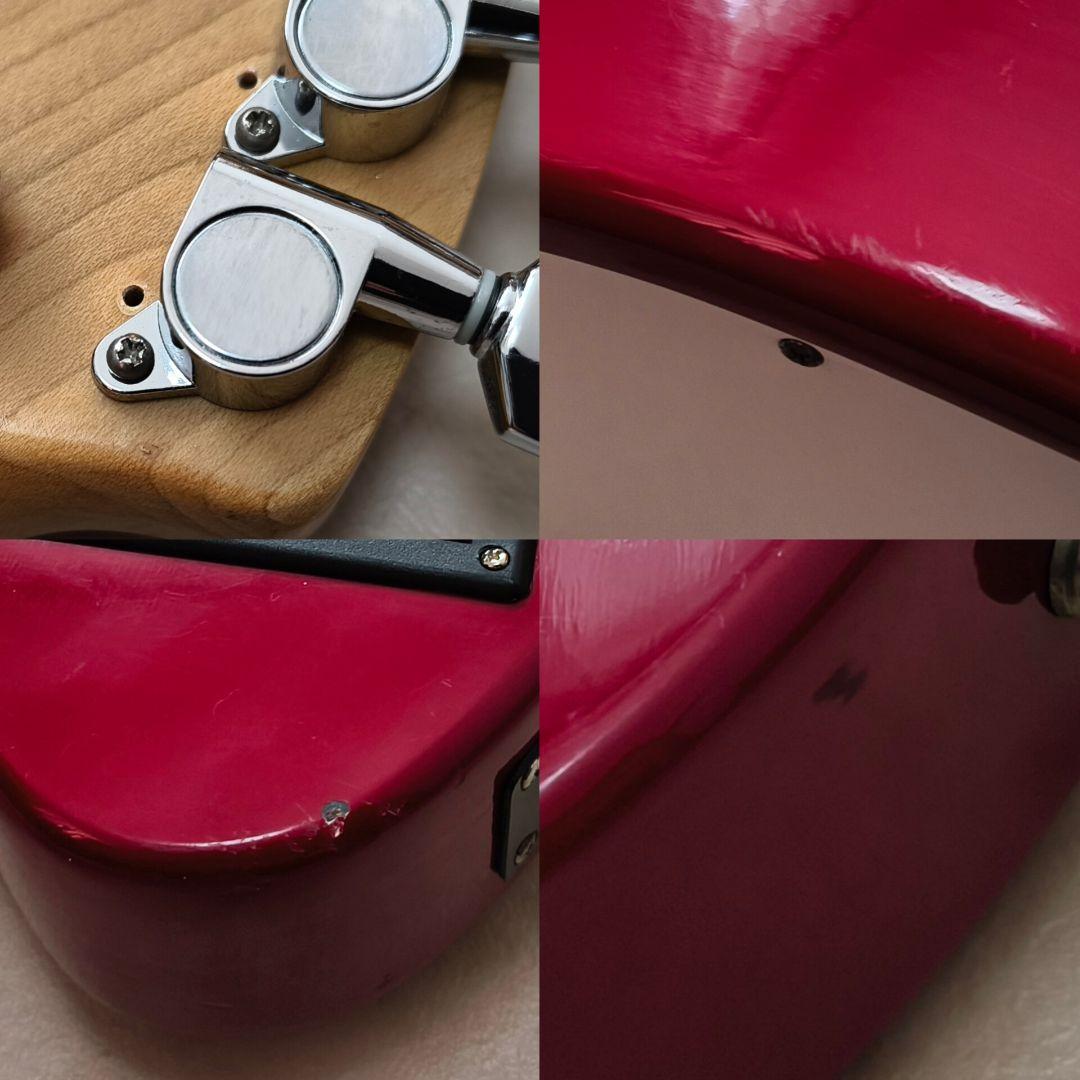 最終値下!【美品】ZO-3 レッド アンプ内蔵ミニギター ヘッドフォン端子付