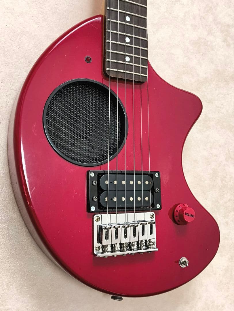 最終値下!【美品】ZO-3 レッド アンプ内蔵ミニギター ヘッドフォン端子付