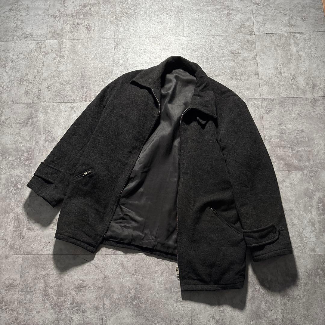 90s agnès b. 八の字　ウールジャケット　ミドル丈　田中オム系