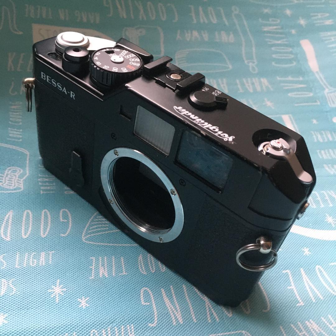 《難あり実用》 ベッサR コシナ フォクトレンダー、箱・取説・付属ストラップ付