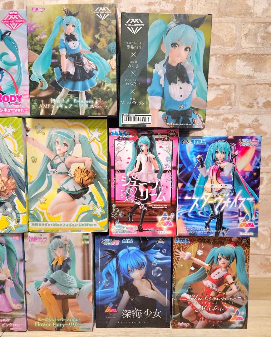 初音ミク 桜ミク フィギュア AMP まとめ売り セット 13体