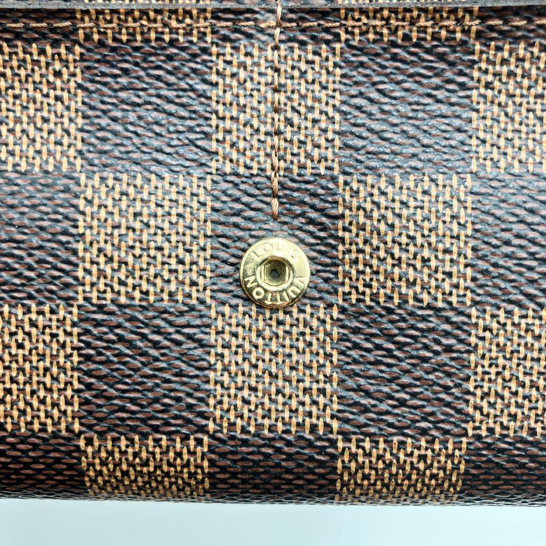 極美品✨ルイヴィトン ダミエ エベヌ ポルトフォイユ サラ 新型 長財布