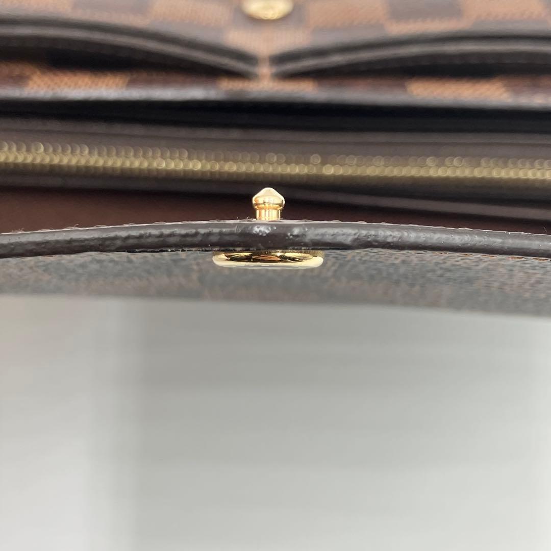 極美品✨ルイヴィトン ダミエ エベヌ ポルトフォイユ サラ 新型 長財布