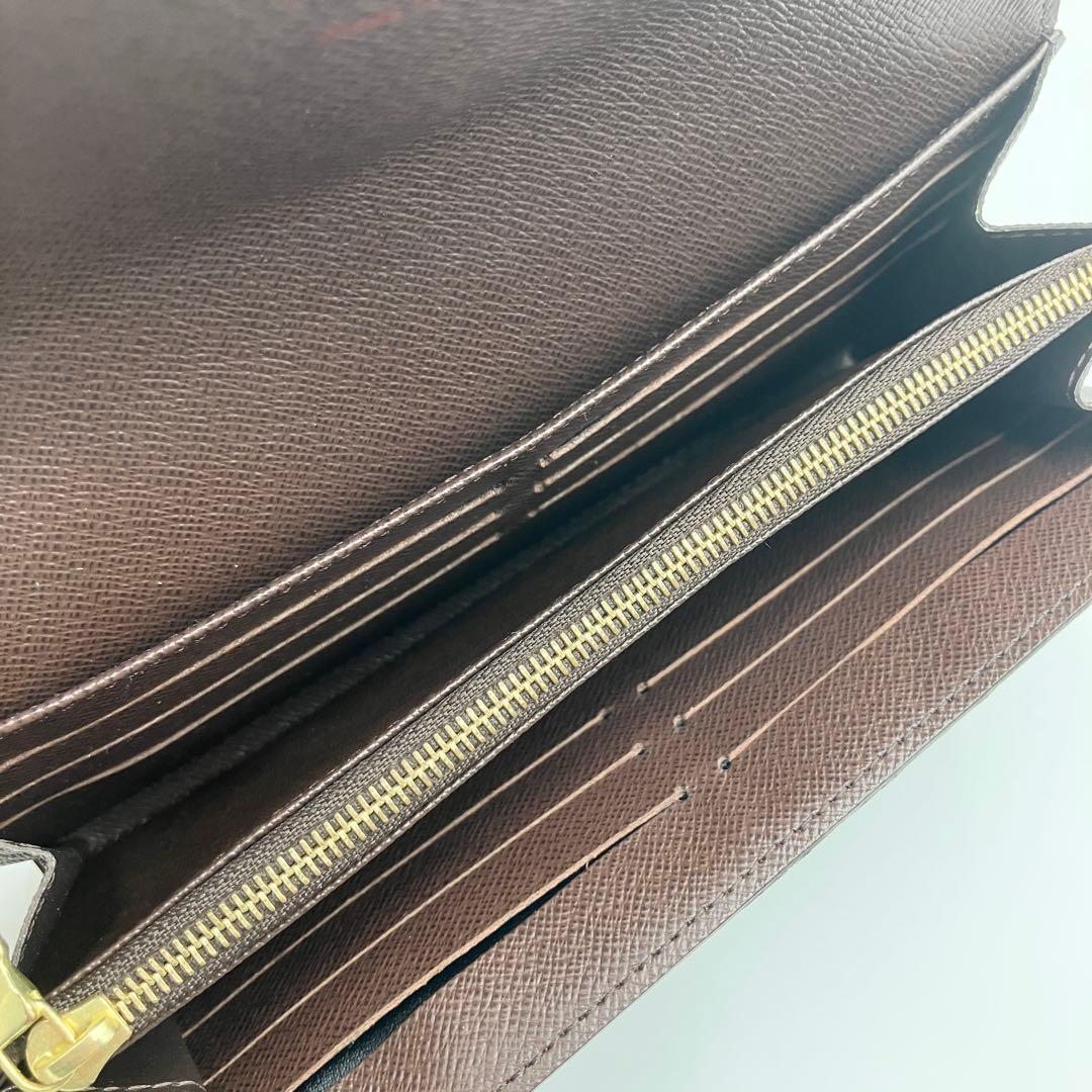 極美品✨ルイヴィトン ダミエ エベヌ ポルトフォイユ サラ 新型 長財布