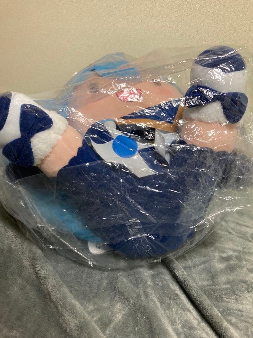 雪ミク　2021 どでかジャンボふわふわぬいぐるみ　全高50cm タグ付き