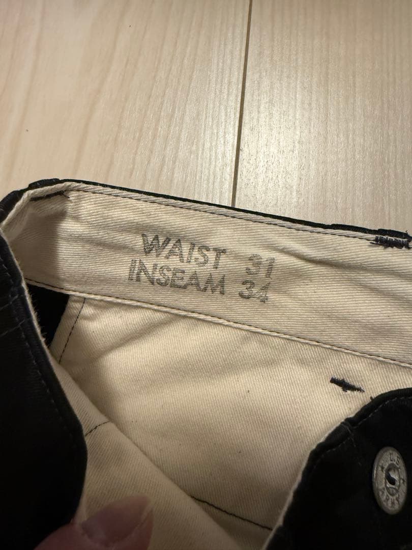 バズリクソンズWilliam Gibson ブラックチノ　1942モデル　31