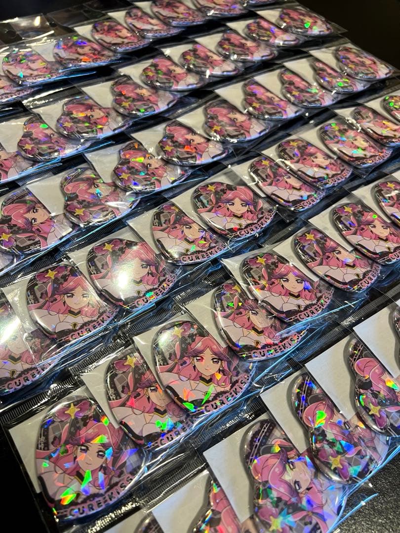 キミとアイドルプリキュア ハート缶バッジ キュアキッス 60個 池袋 フェスタ