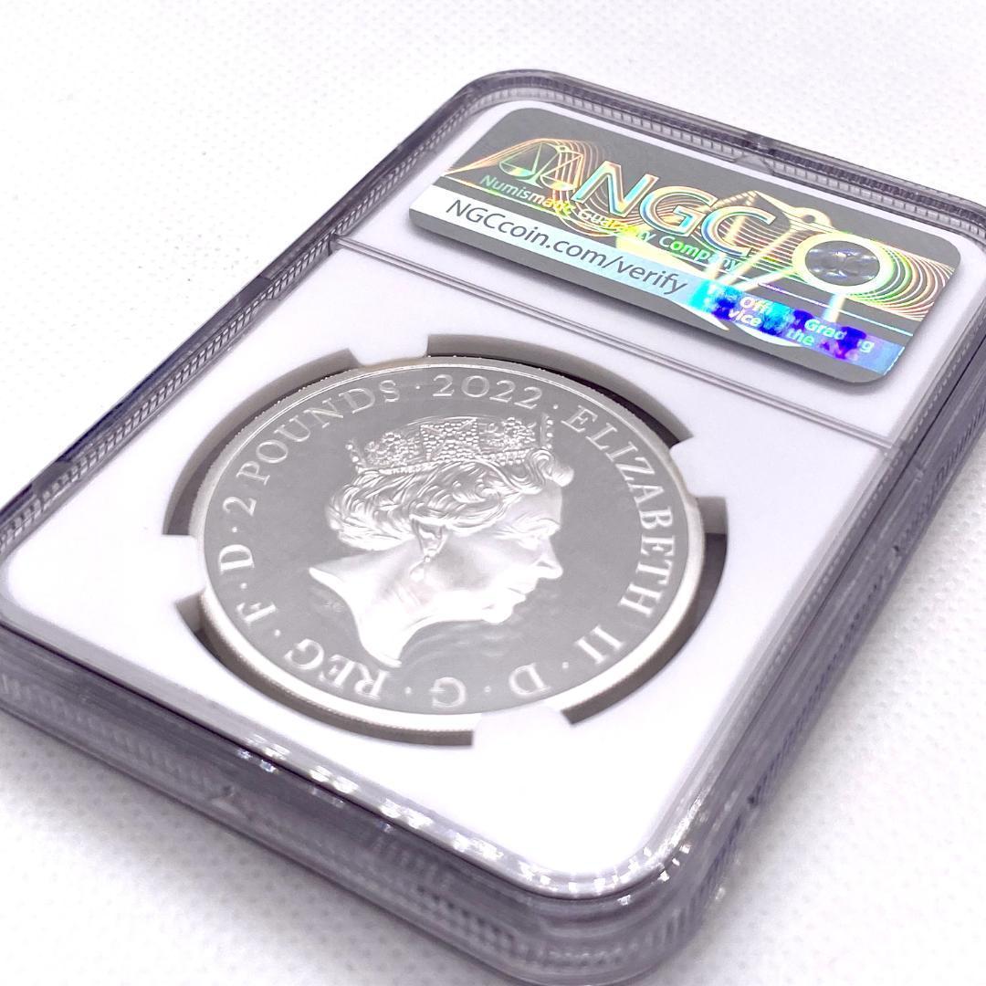 希少！都市景観！2022 イギリス 銀貨 NGC PF70UC FDOI