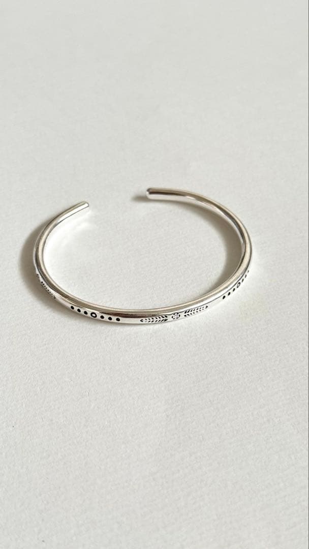 ヴィンテージ 925 シルバーバングル 50s 60s マルジェラ 好きな方へ