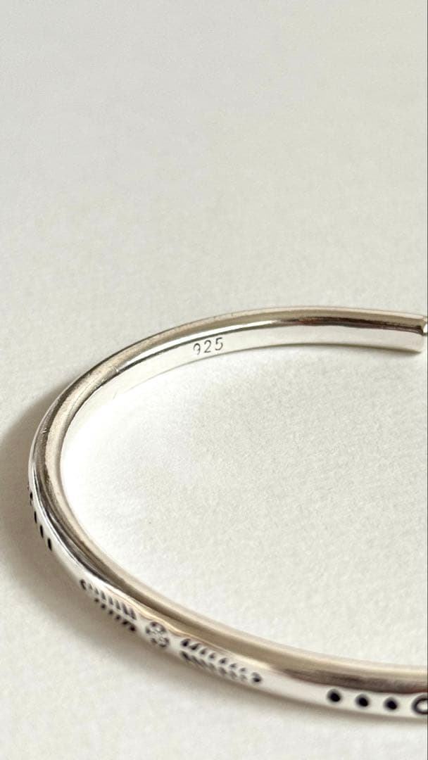 ヴィンテージ 925 シルバーバングル 50s 60s マルジェラ 好きな方へ