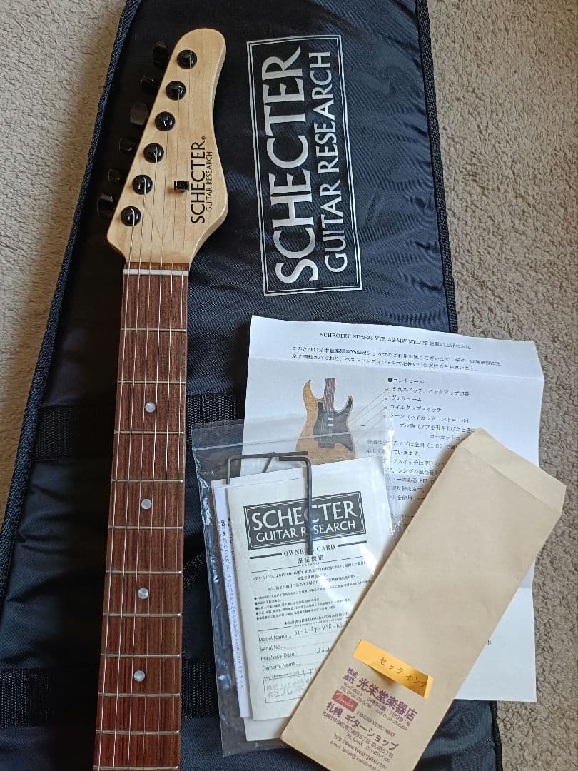 【美品】Schecter SD-2-24-VTR-AS-MW NTL/PF