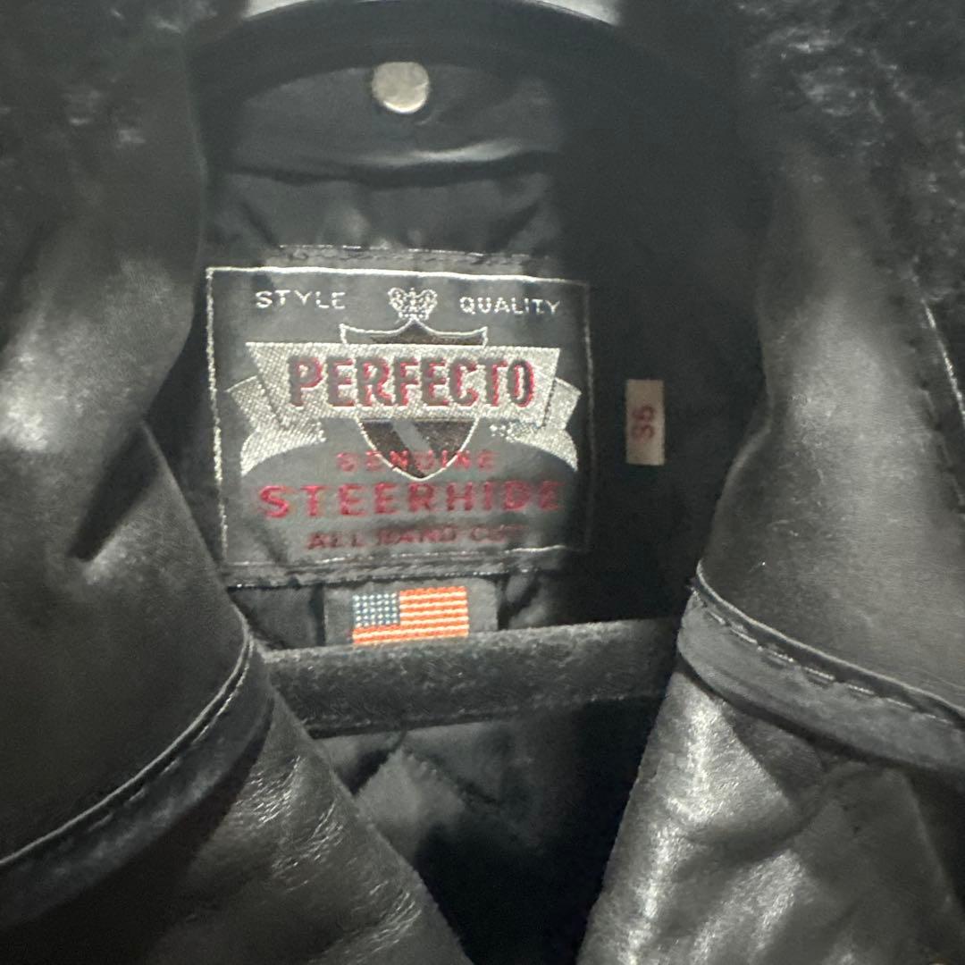 Schott100周年MICHAELマイケル36PERFECTOレザーライダース