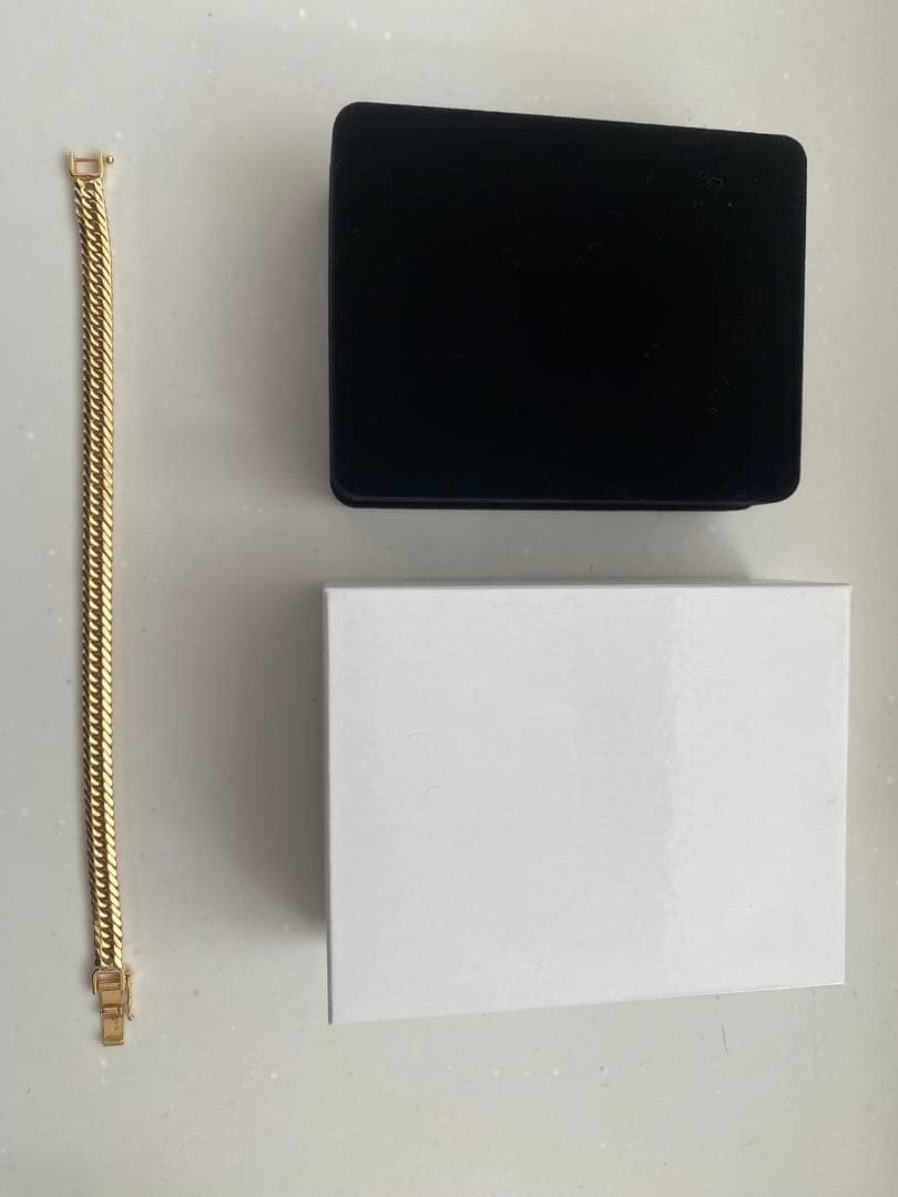 K18 喜平8面トリプルブレスレット20.2g造幣局マーク刻印入　値下交渉可