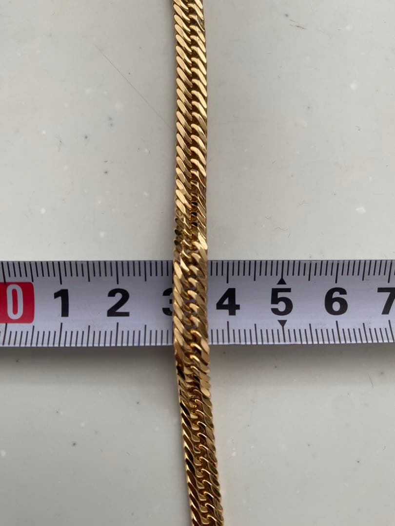 K18 喜平8面トリプルブレスレット20.2g造幣局マーク刻印入　値下交渉可