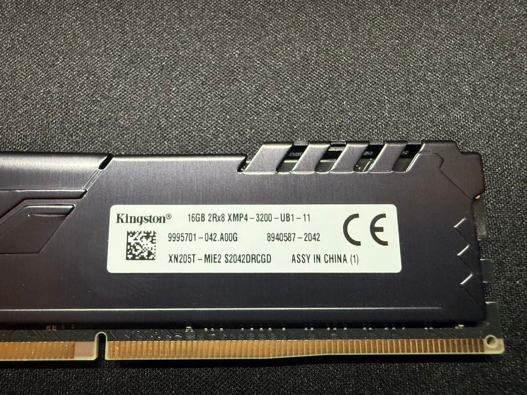 メモリー HyperX FURY DDR4 16GB 3200MHz