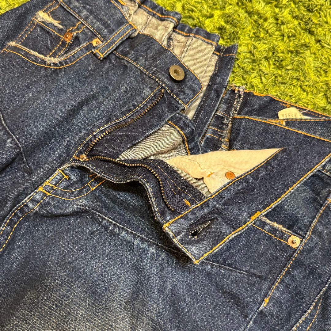 希少 人気 ジュンヤワタナベ 変形 デニムスカート ドッキング