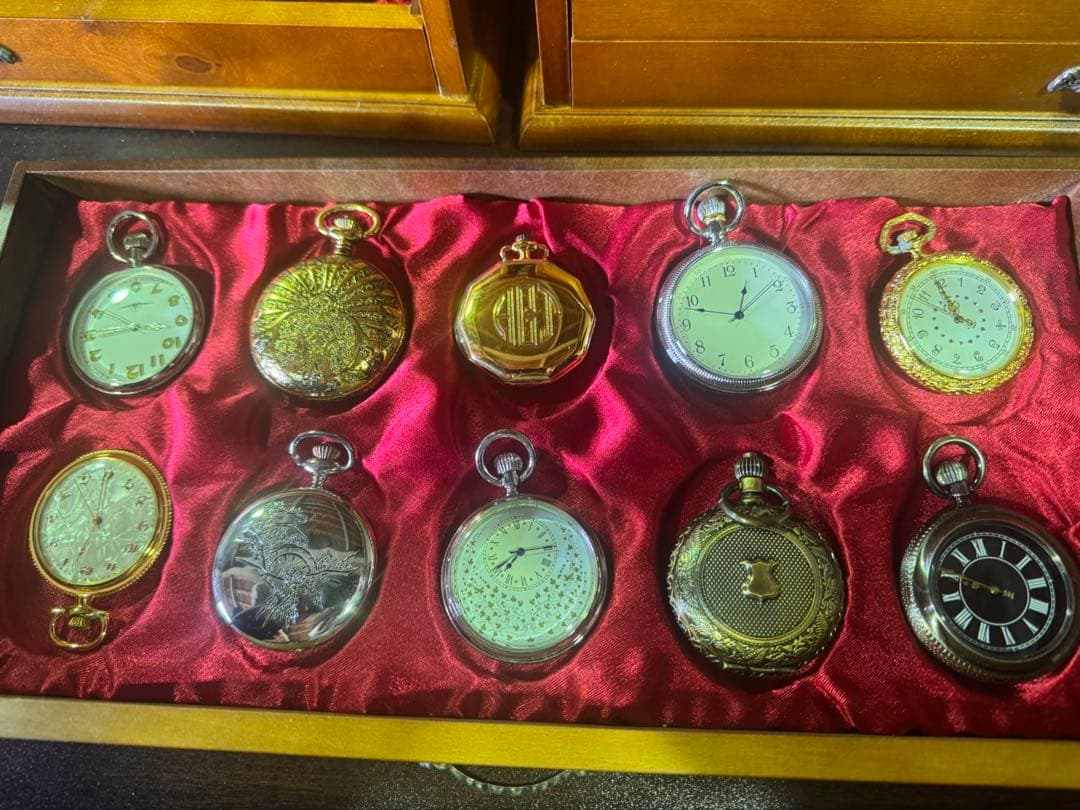s1198 アシェット 甦る 古の時計 56点 郷愁の懐中時計コレクション