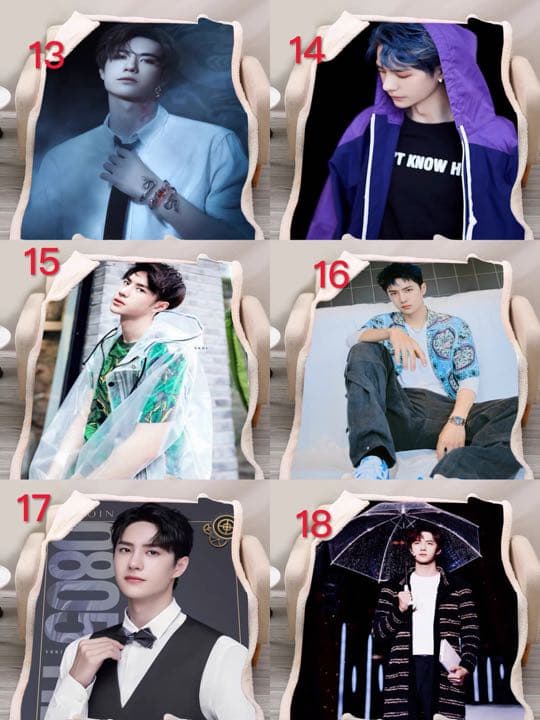 王一博 陳情令 ブランケット 100×150cm 2層厚み 冬向け 肖戦