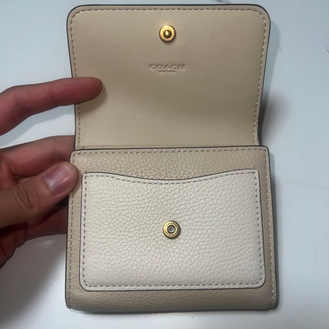 ★ 限定品！新品　COACH　コーチ 財布 3つ折り財布 ソフトピンク