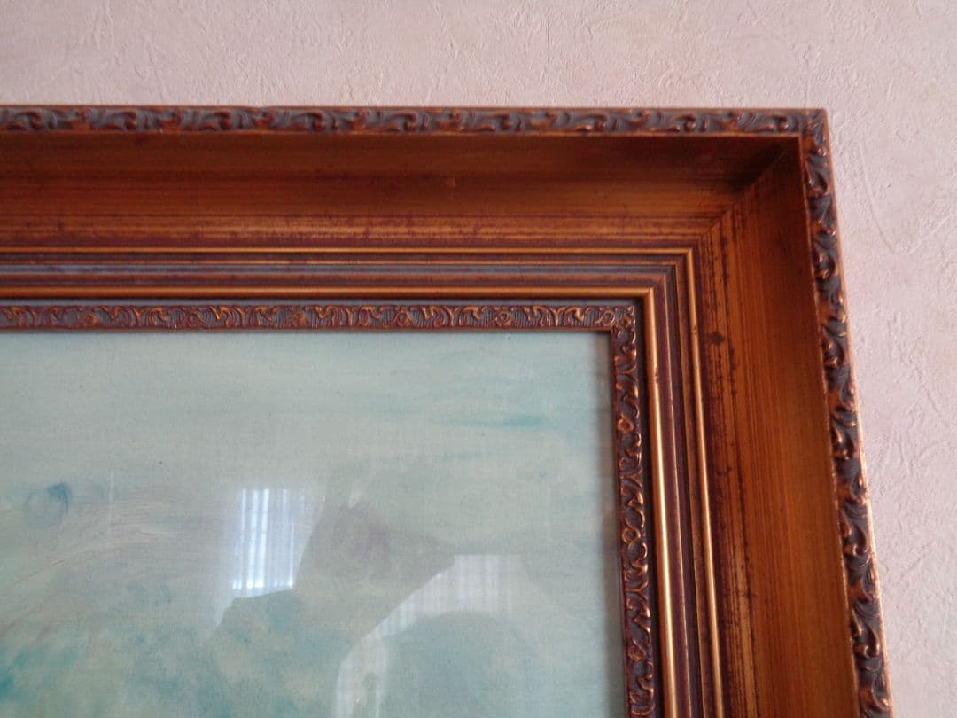 ルノアール絵画　レプリカ　額縁入り