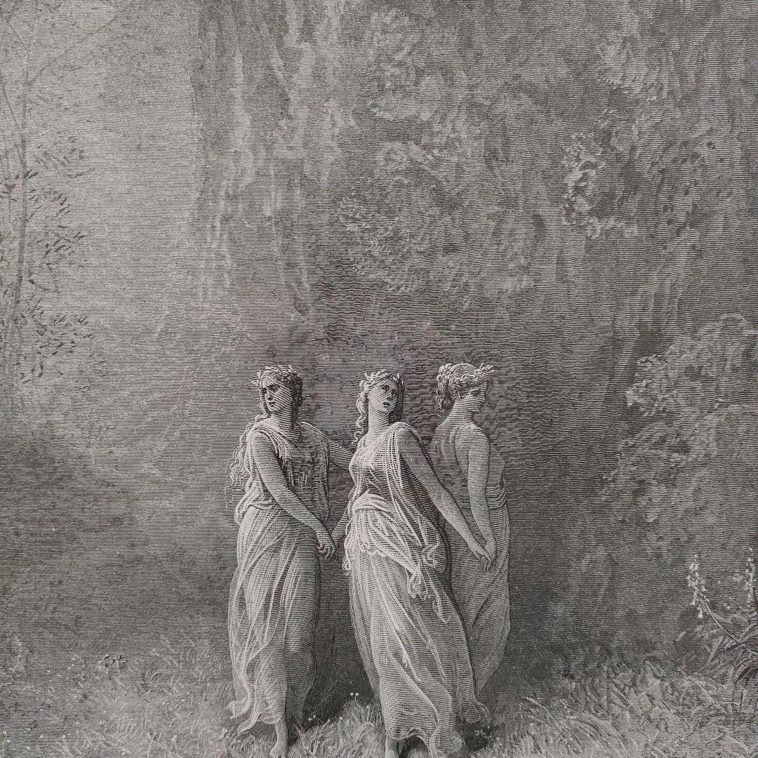 未使用\" ギュスターヴ ドレ　木口木版『神曲/ダンテ』1800年代後半制作