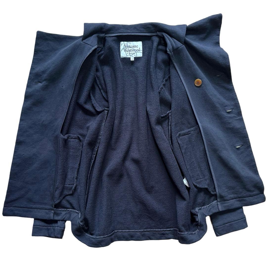 スウェットブルゾン Vivienne Westwood MAN 46 黒 古着