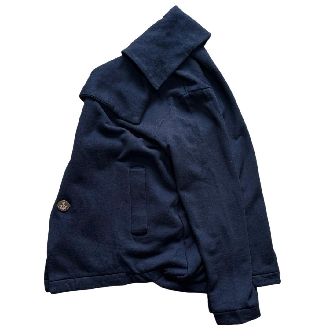 スウェットブルゾン Vivienne Westwood MAN 46 黒 古着