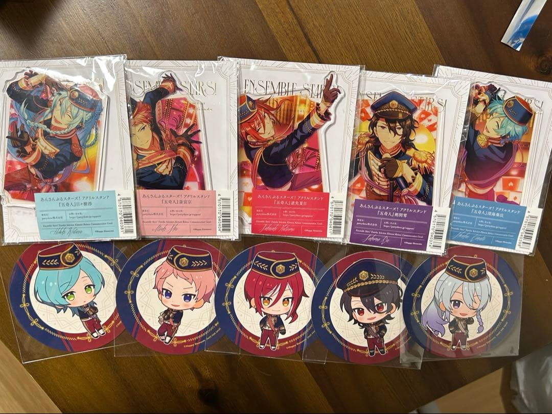 五奇人　アクスタ&アニカフェコースター