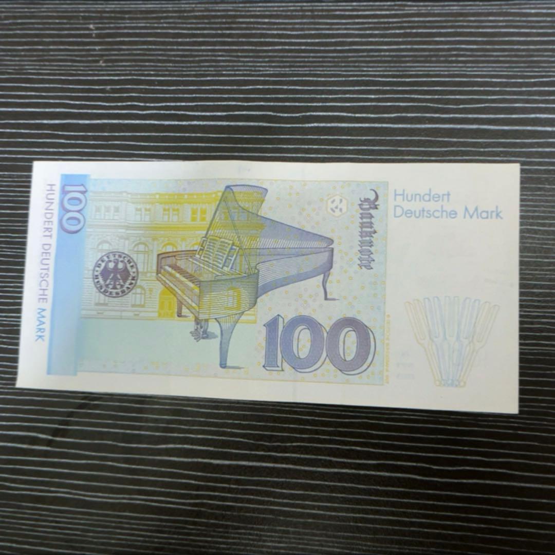 旧紙幣 ドイツ 100マルク クララ・シューマン 2枚