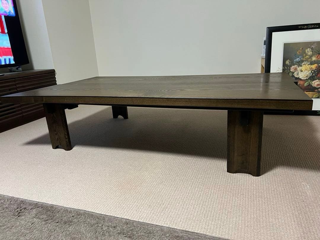 日美 家具調こたつ 西陣150木製こたつ 幅150㎝ｘ奥行90㎝ｘ高さ35.5㎝