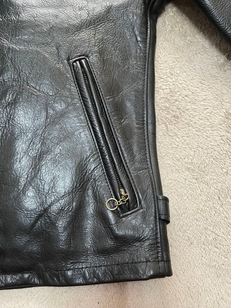 【週末セール】美品 Schott .N.Y.C ショット シングル ライダース