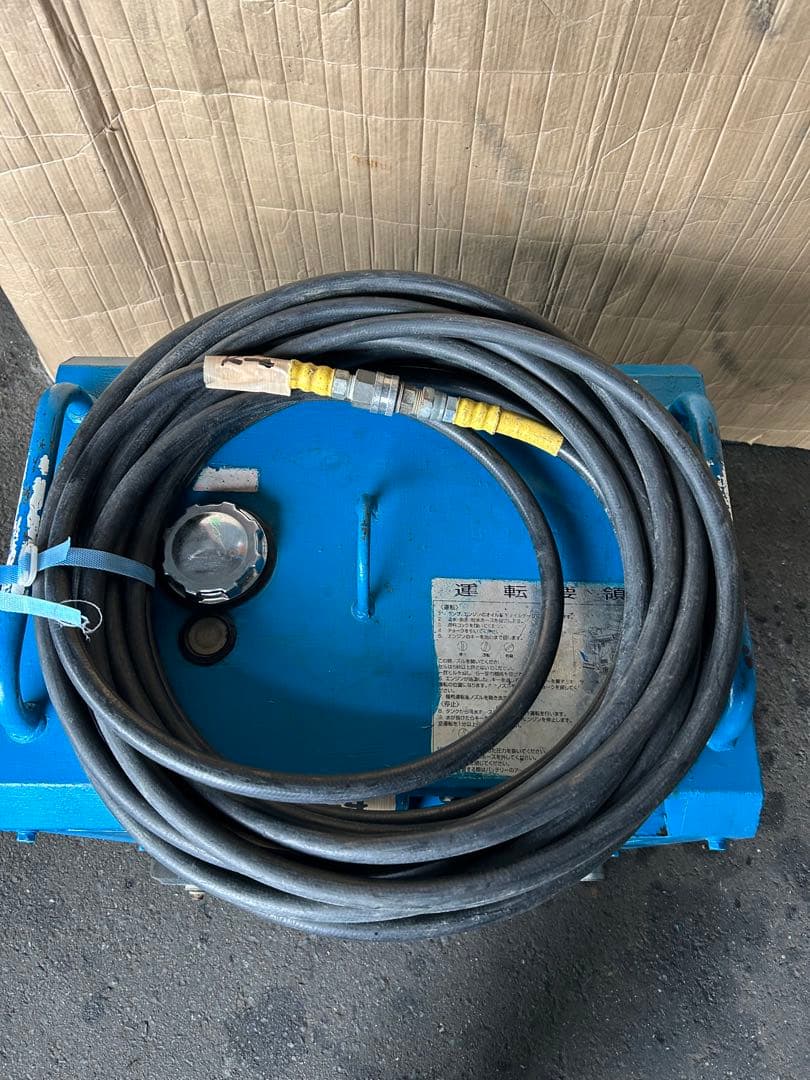 K4 ★ツルミHPJ-5ESM高圧洗浄機防音ガン・高圧ホース・給排水ホースセット