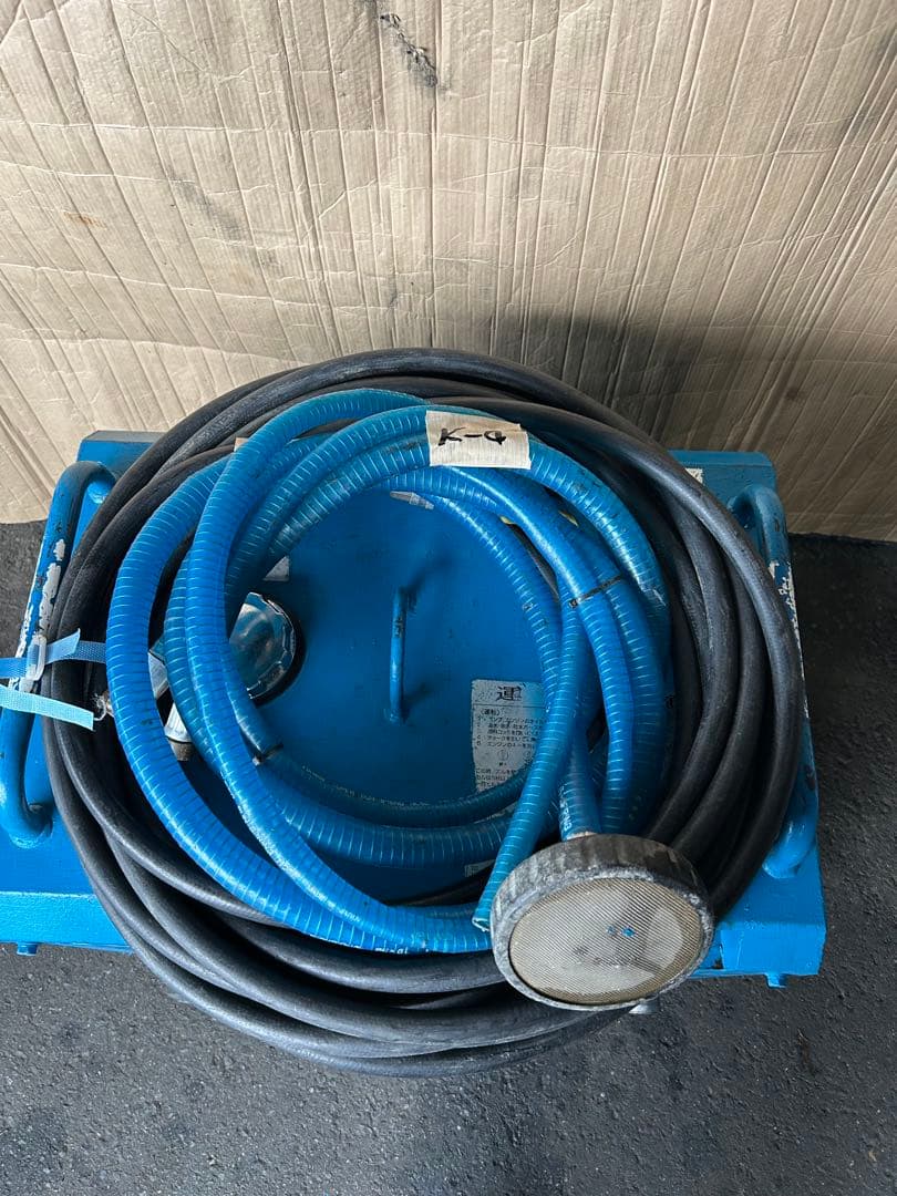 K4 ★ツルミHPJ-5ESM高圧洗浄機防音ガン・高圧ホース・給排水ホースセット