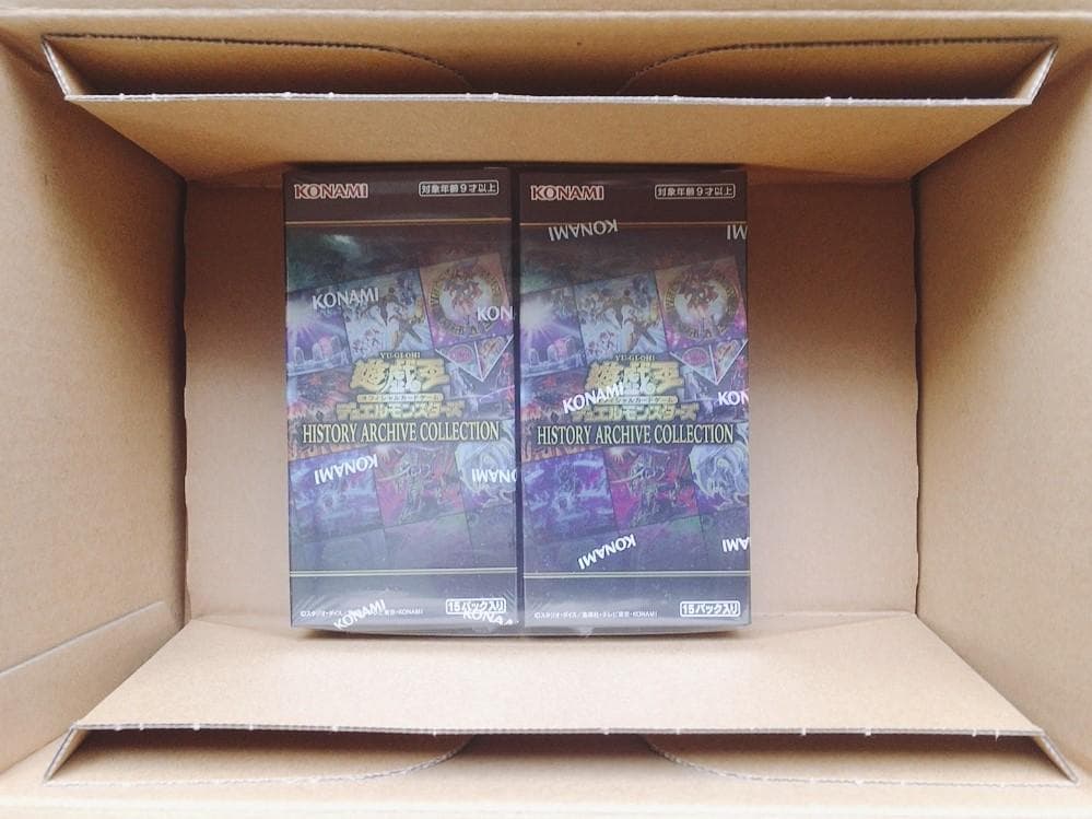 遊戯王 ヒストリーアーカイブコレクション 5BOX　未開封　KONAMI当選品